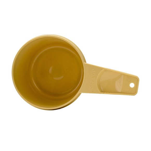 Tupperware 3/4 Cup Measuring Harvest Gold Yellow VTG Replacement Kitchen 762 - Picture 4 of 5